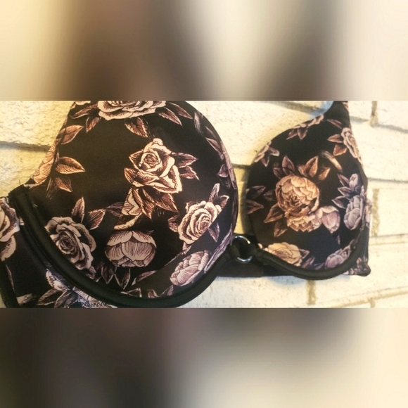 Victoria's secret rose pattern bra 36C - Picture 1 of 9